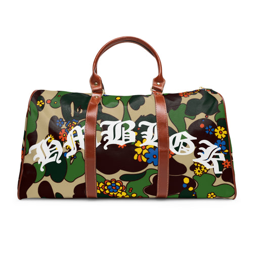 Blackletter Camouflage Travel Bag