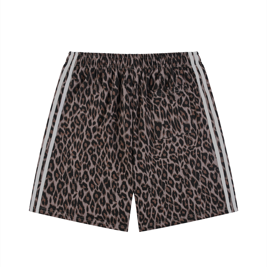 Squad Leopard Shorts (White)