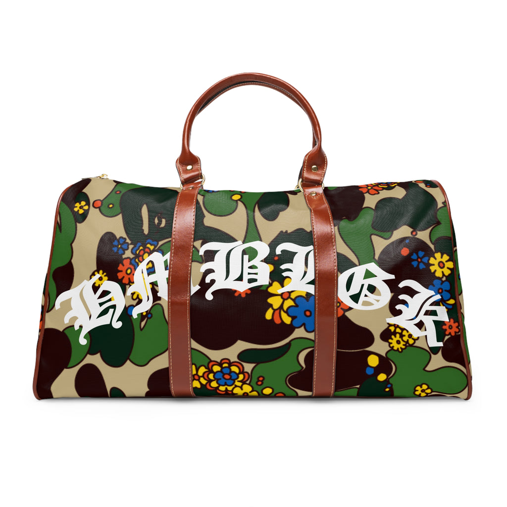 Blackletter Camouflage Travel Bag