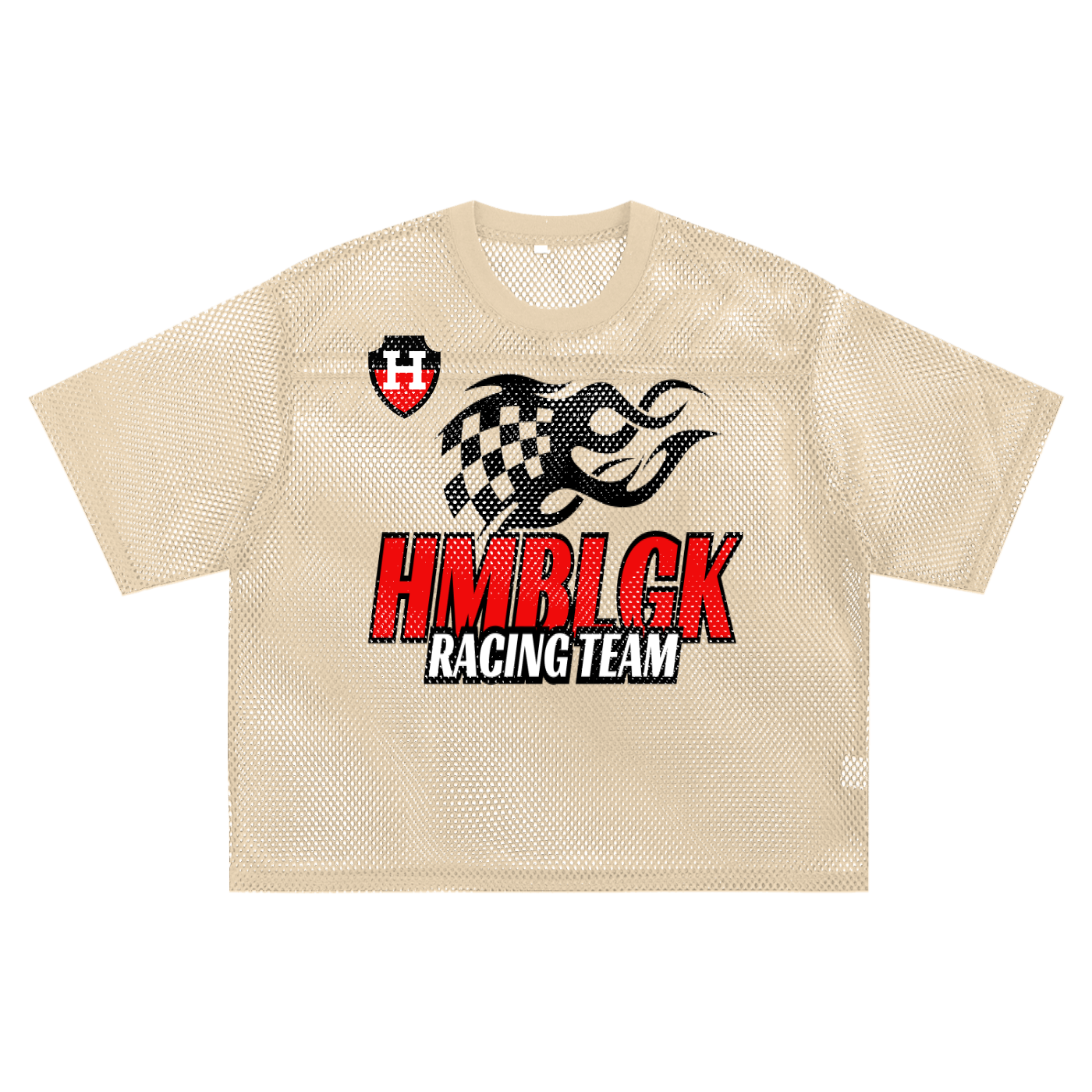 Racing Team Net T-Shirt (Apricot)