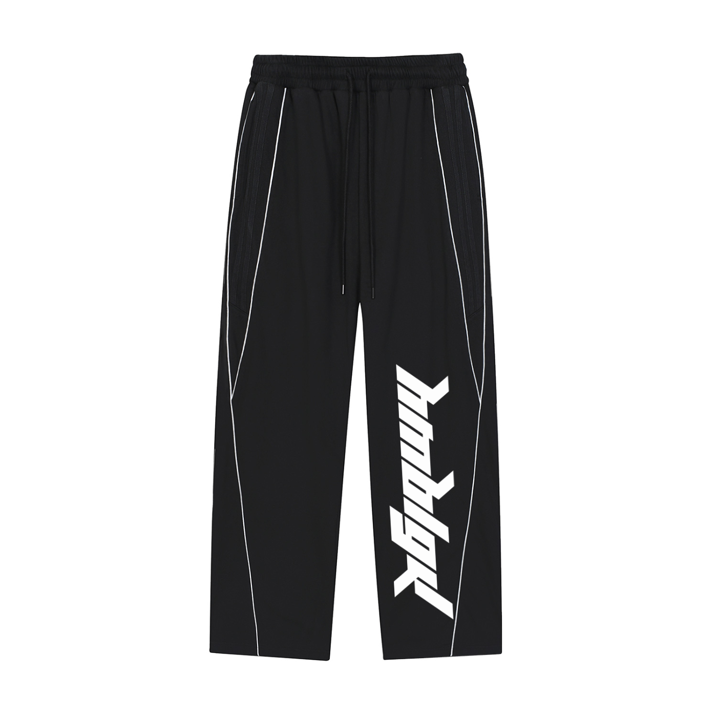 Hypik Reflection Striped Sweatpants Black