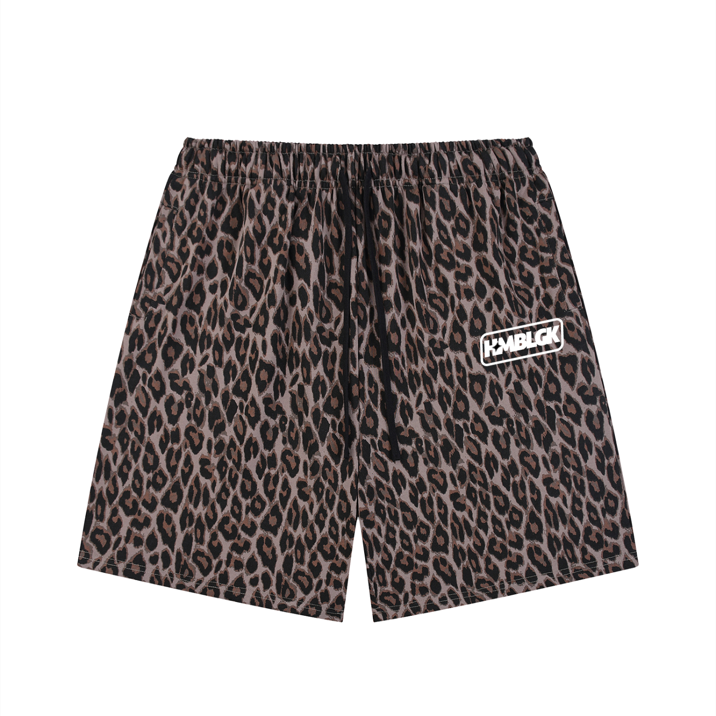 Squad Leopard Shorts (White)