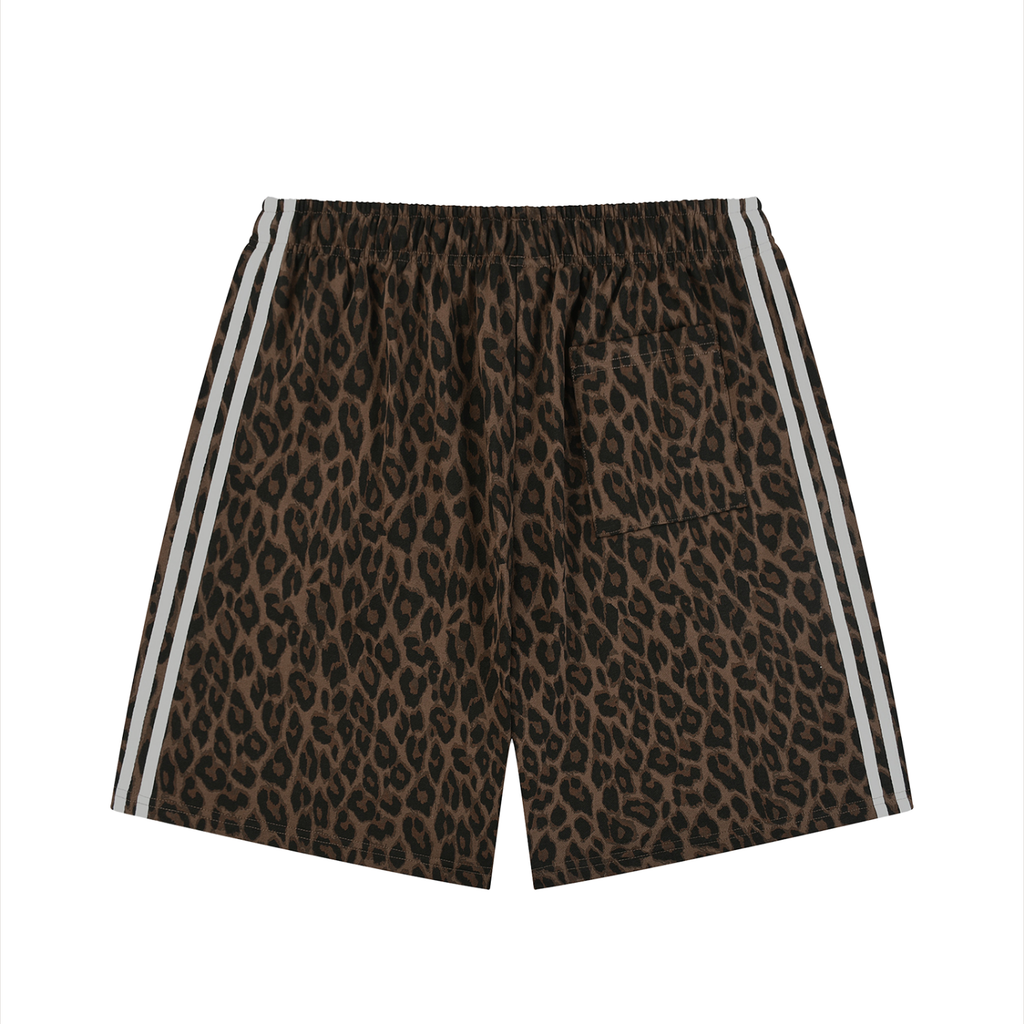 Squad Leopard Shorts (Brown/White)