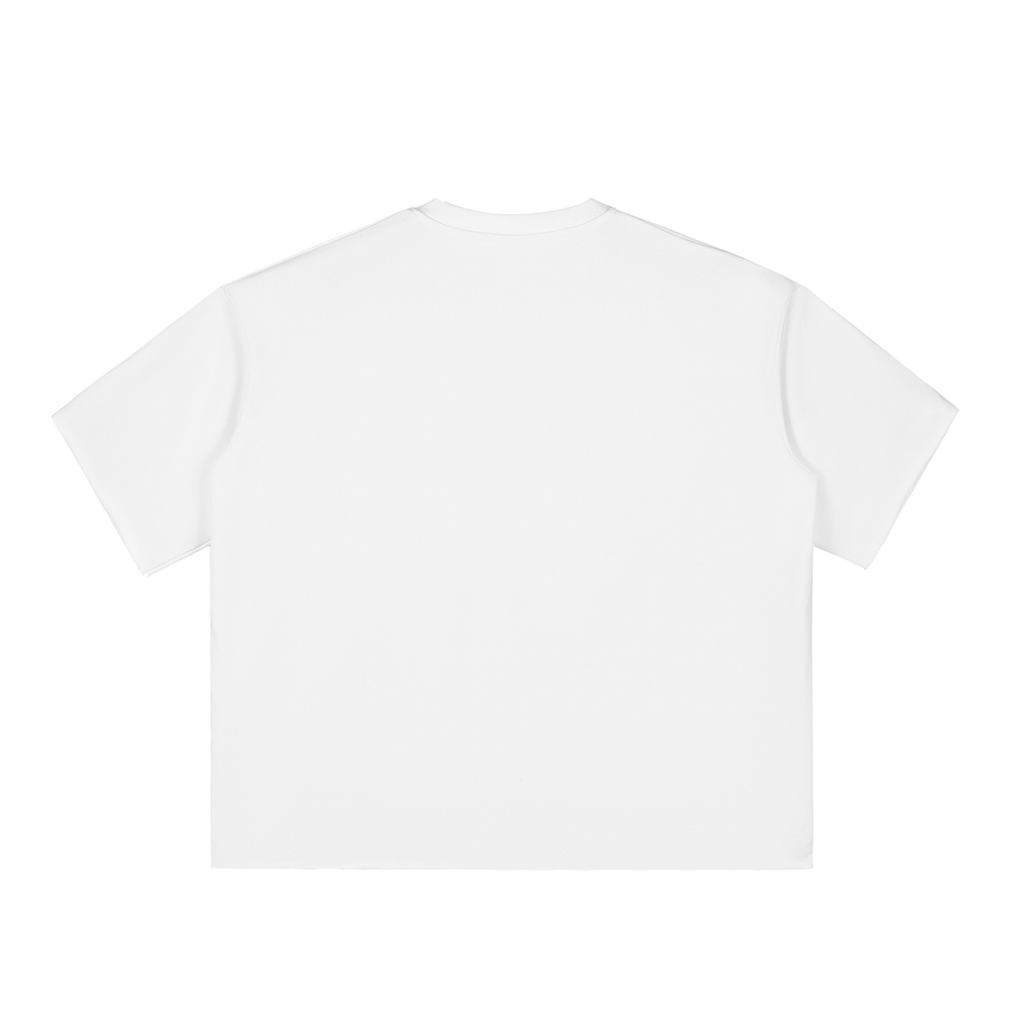Chrome Lips Boxy T-Shirt (White)