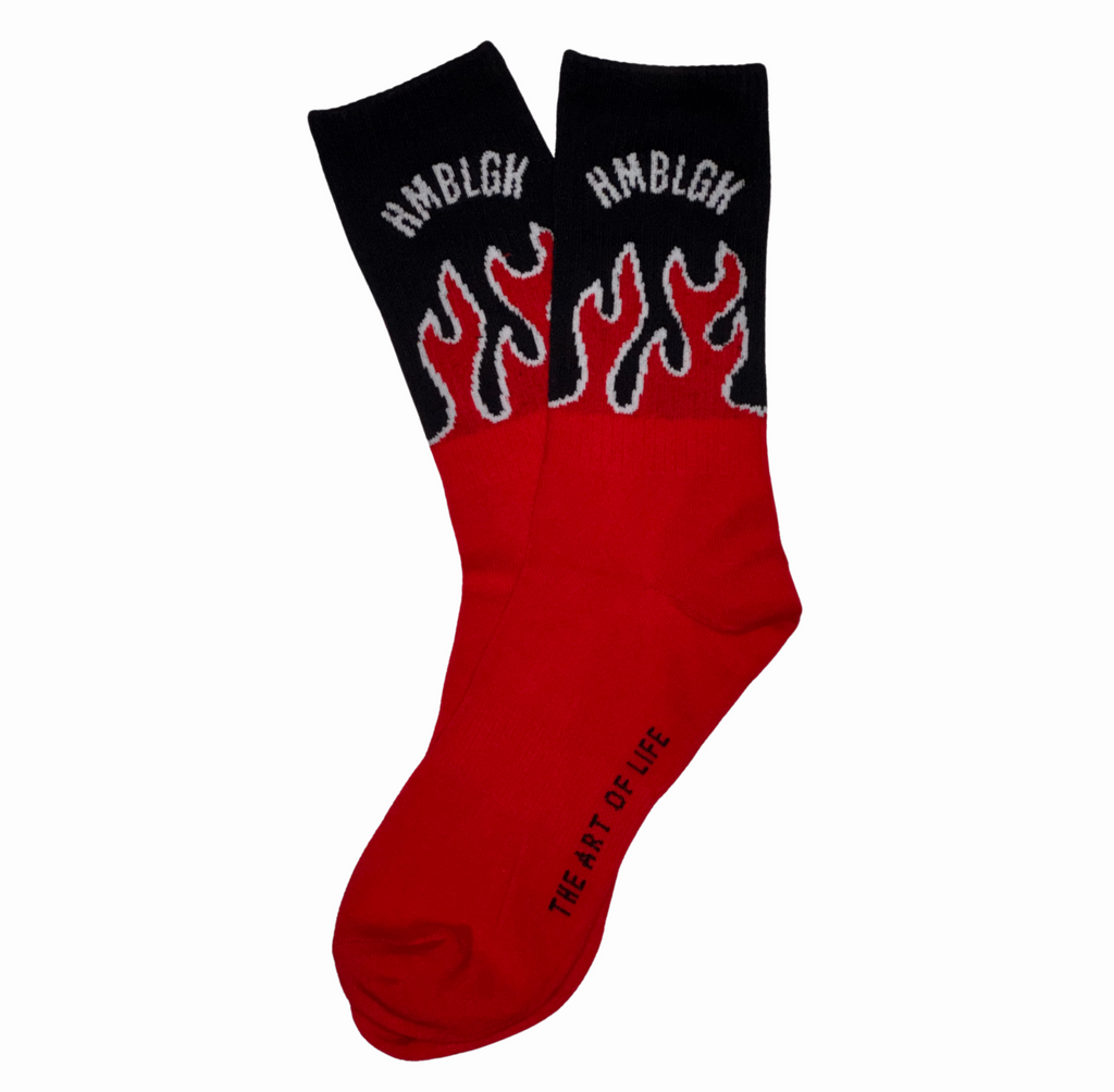 Crew Socks Red/Black