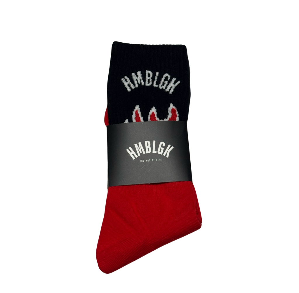 Crew Socks Red/Black