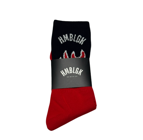Crew Socks Red/Black